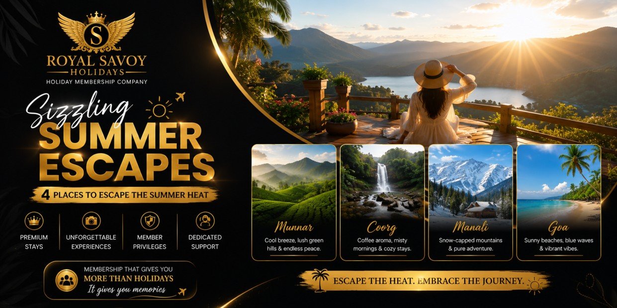Sizzling Summer Escapes 4 Places to Escape the Summer Heat